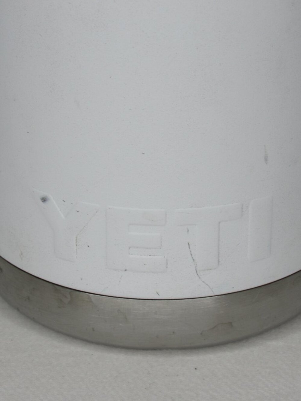Yeti Rambler White 36oz Water Bottle No Lid - Picture 3 of 8